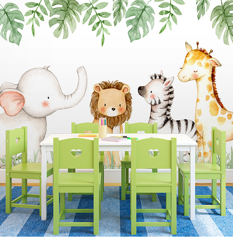 Foto tapete Painted jungle 2, foto tapeta na zidu